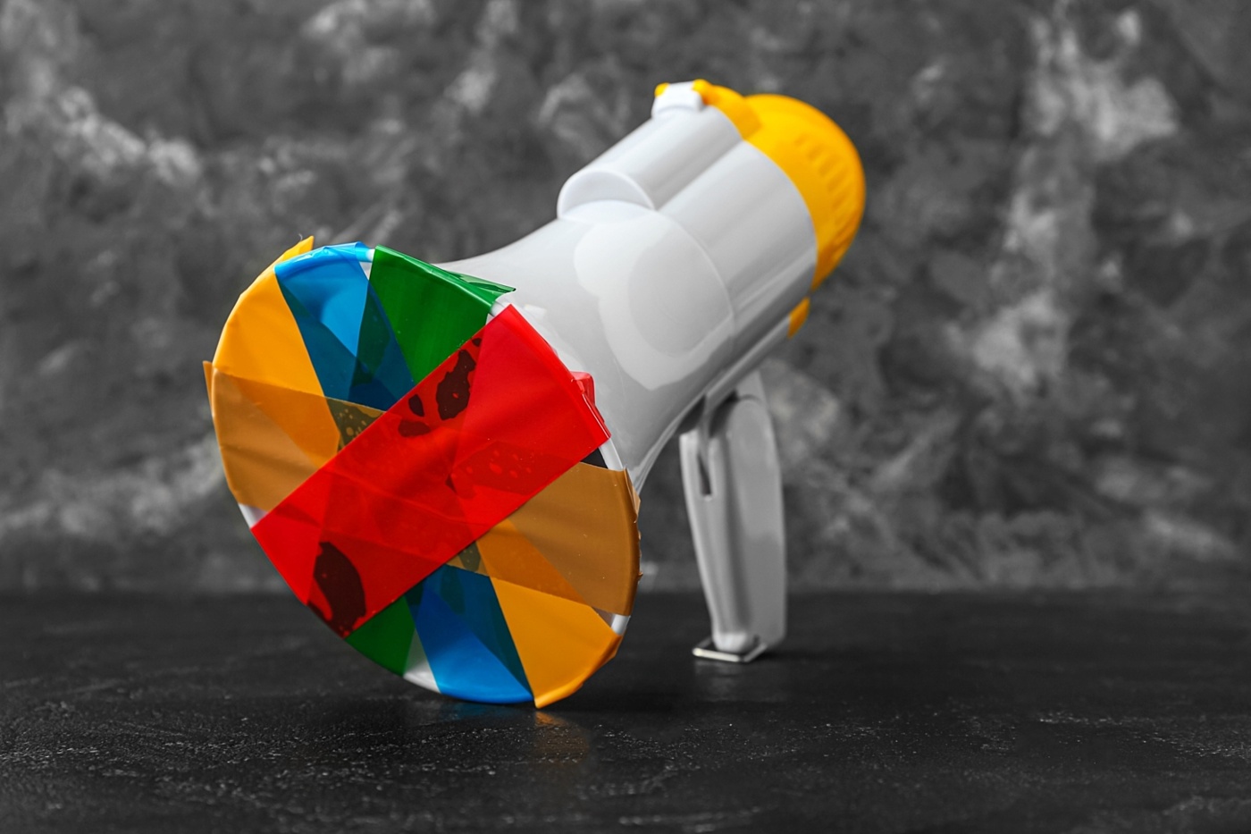 Censorship advocacy megaphone
