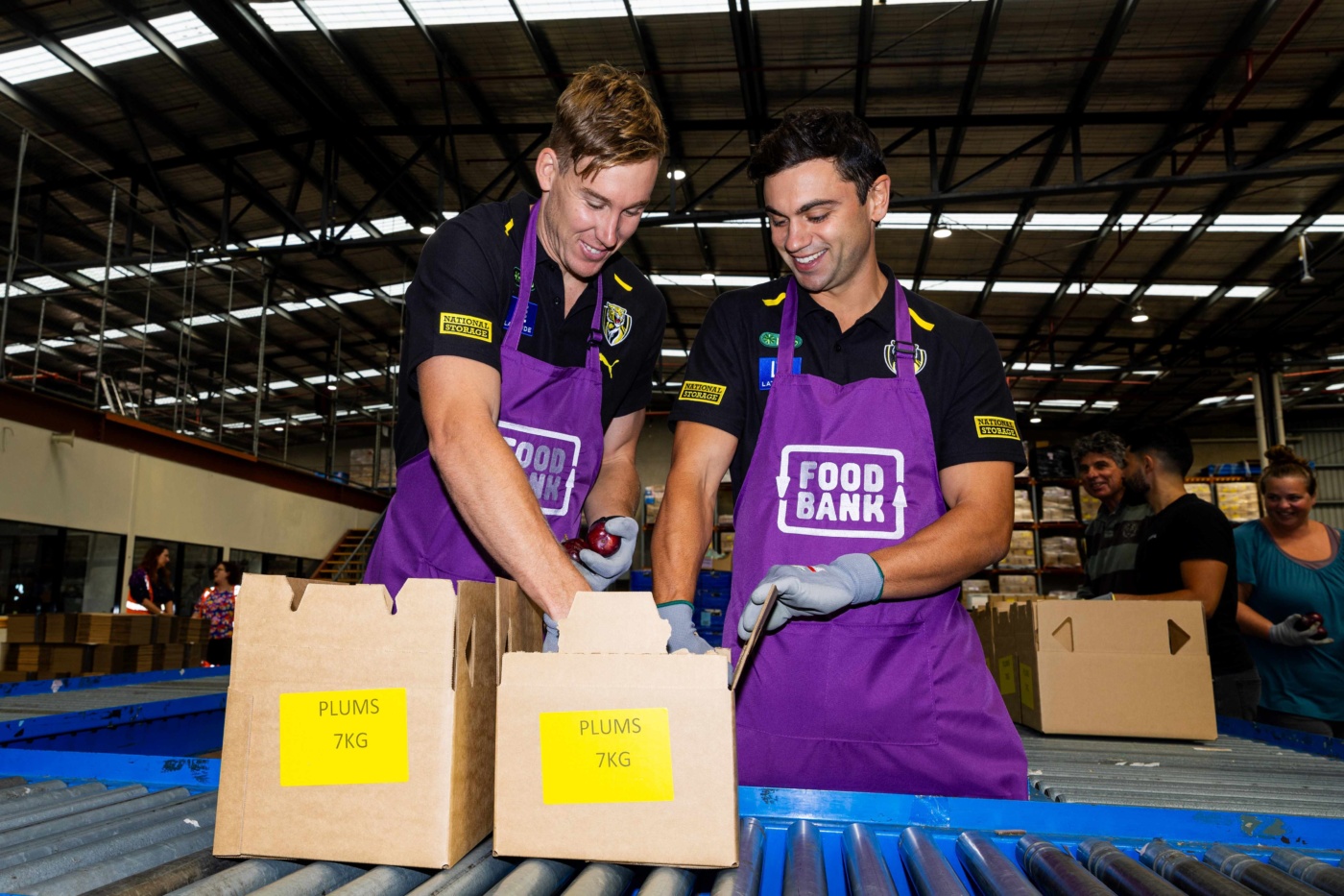 Charity Shield launch Tim Taranto and Tom Lynch