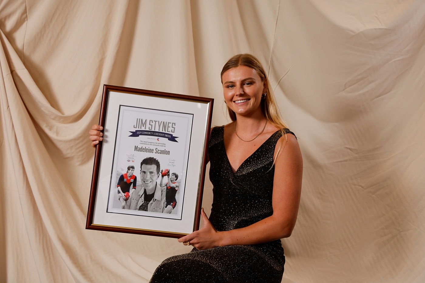 Jim Stynes Community Award winner Madi Scanlon