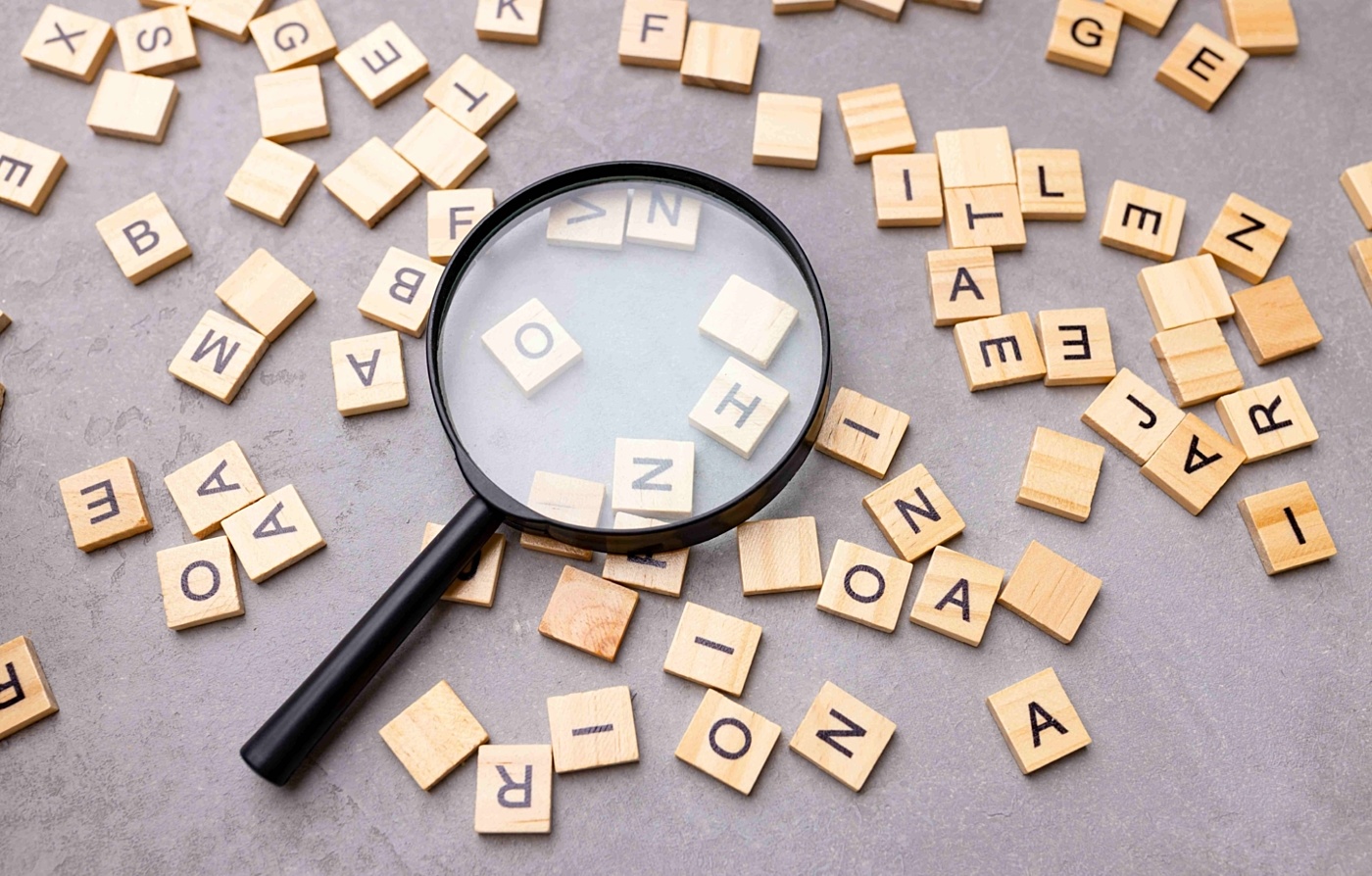 Magnifying glass scrutiny accountability