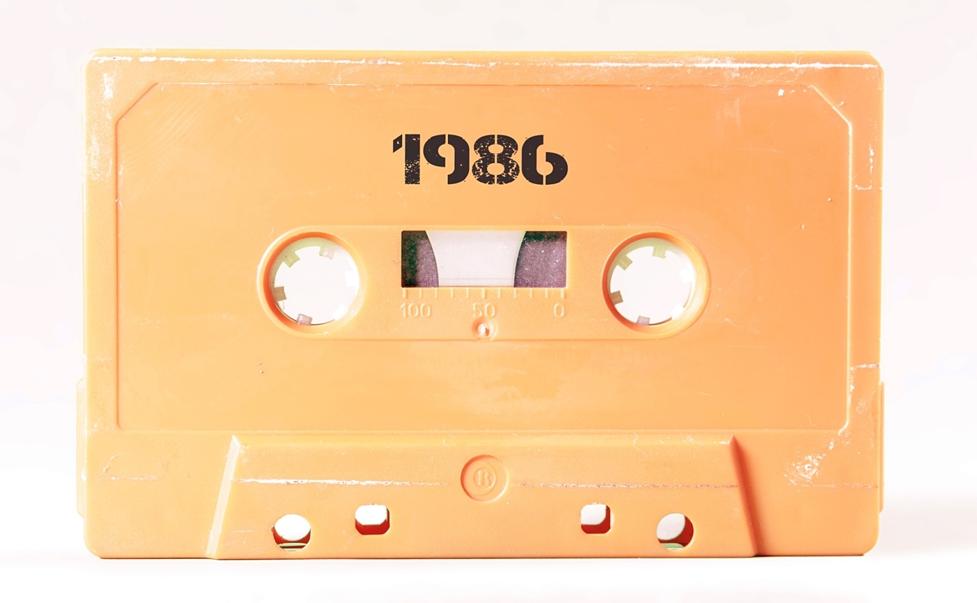 Retro cassette tape