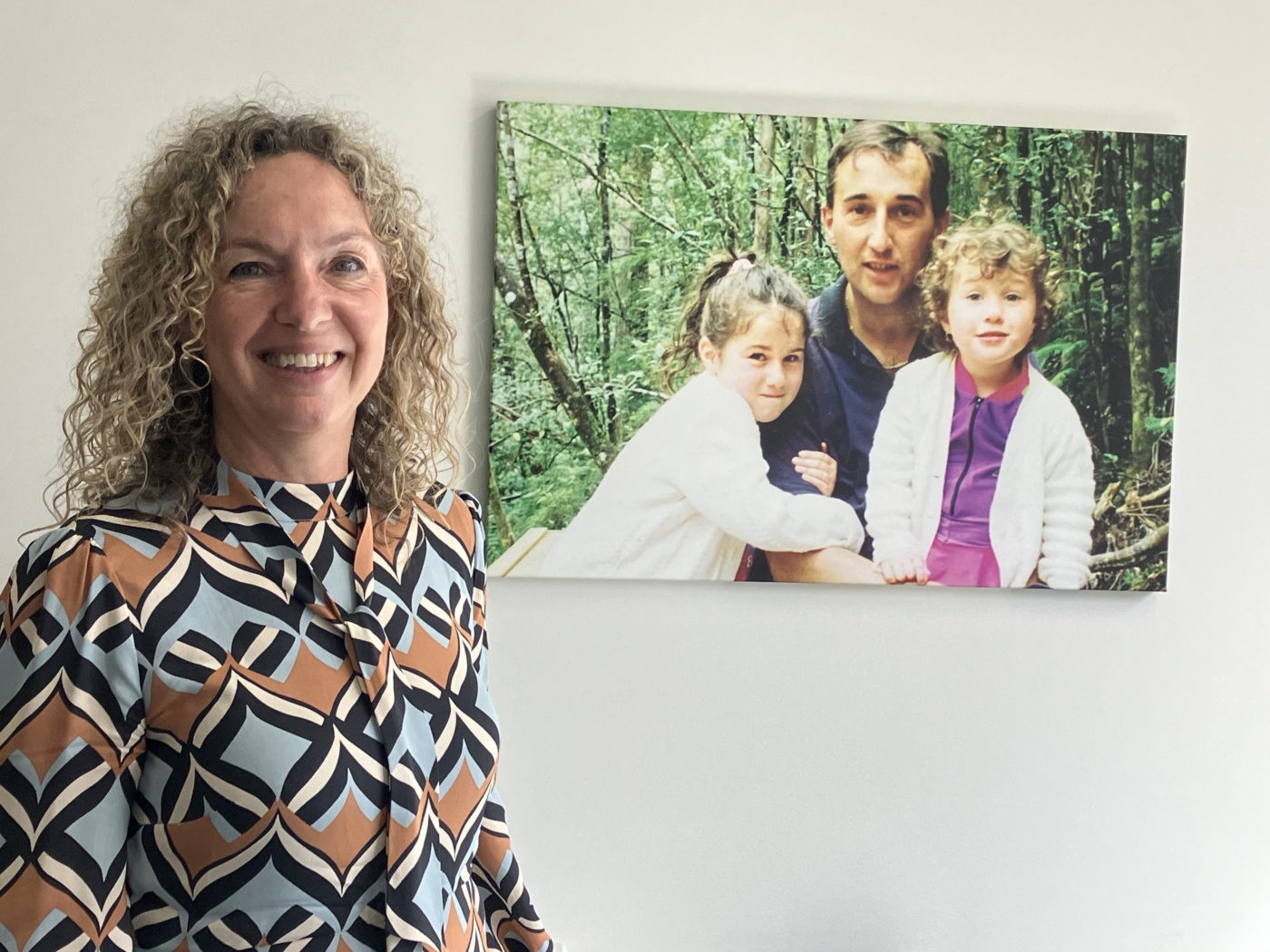 Sarah Davies with Walter pic