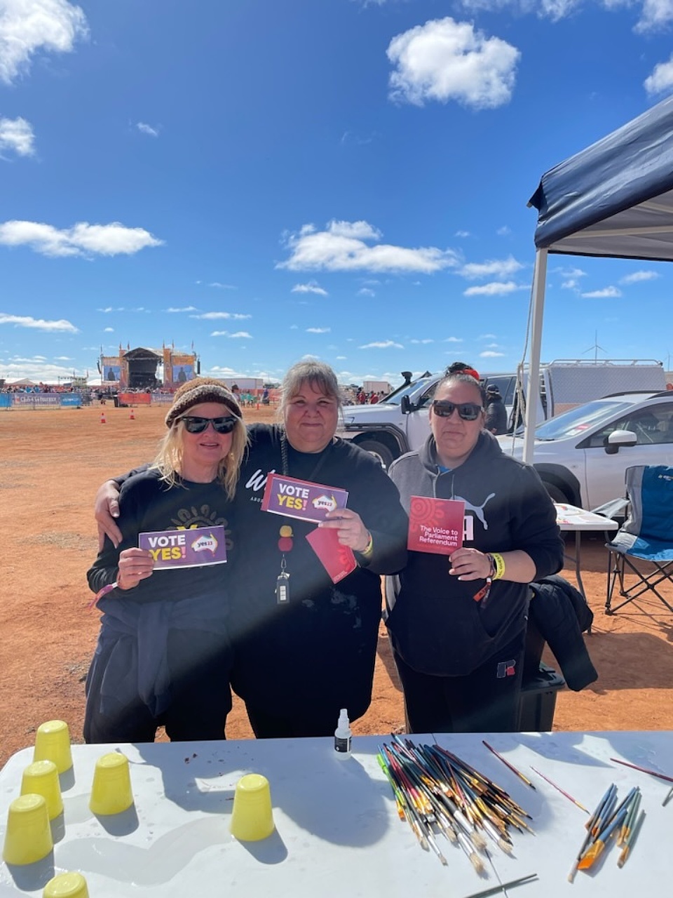 Volunteers help give voice to the ‘Yes’ campaign