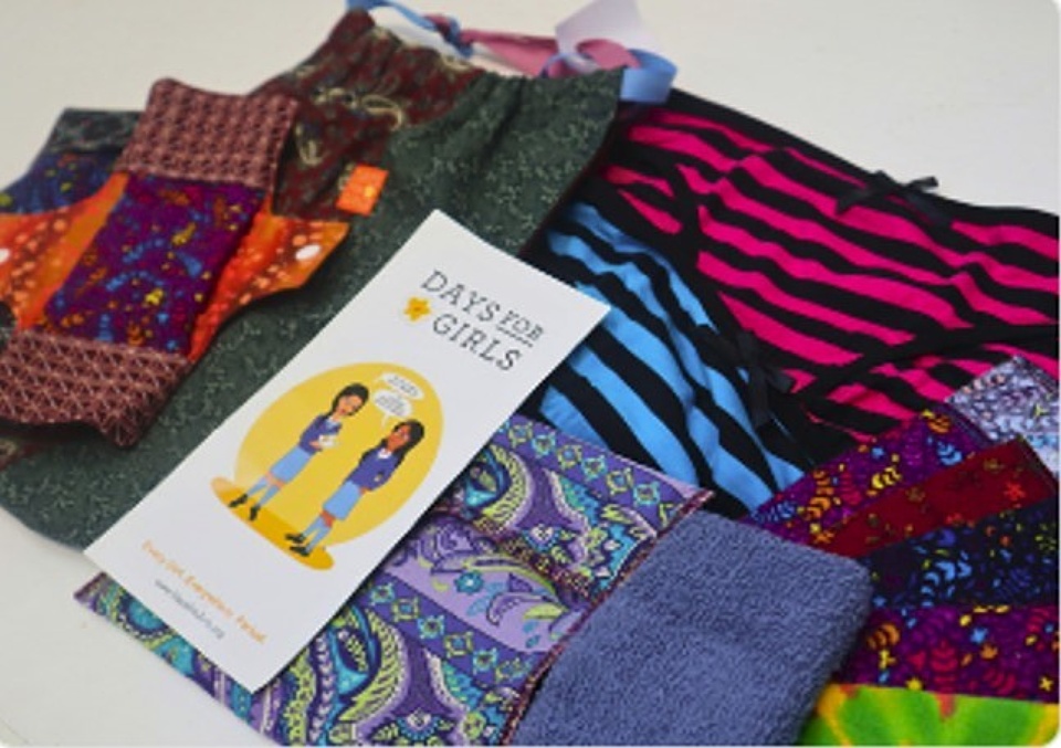 Days for Girls reusable menstrual kits