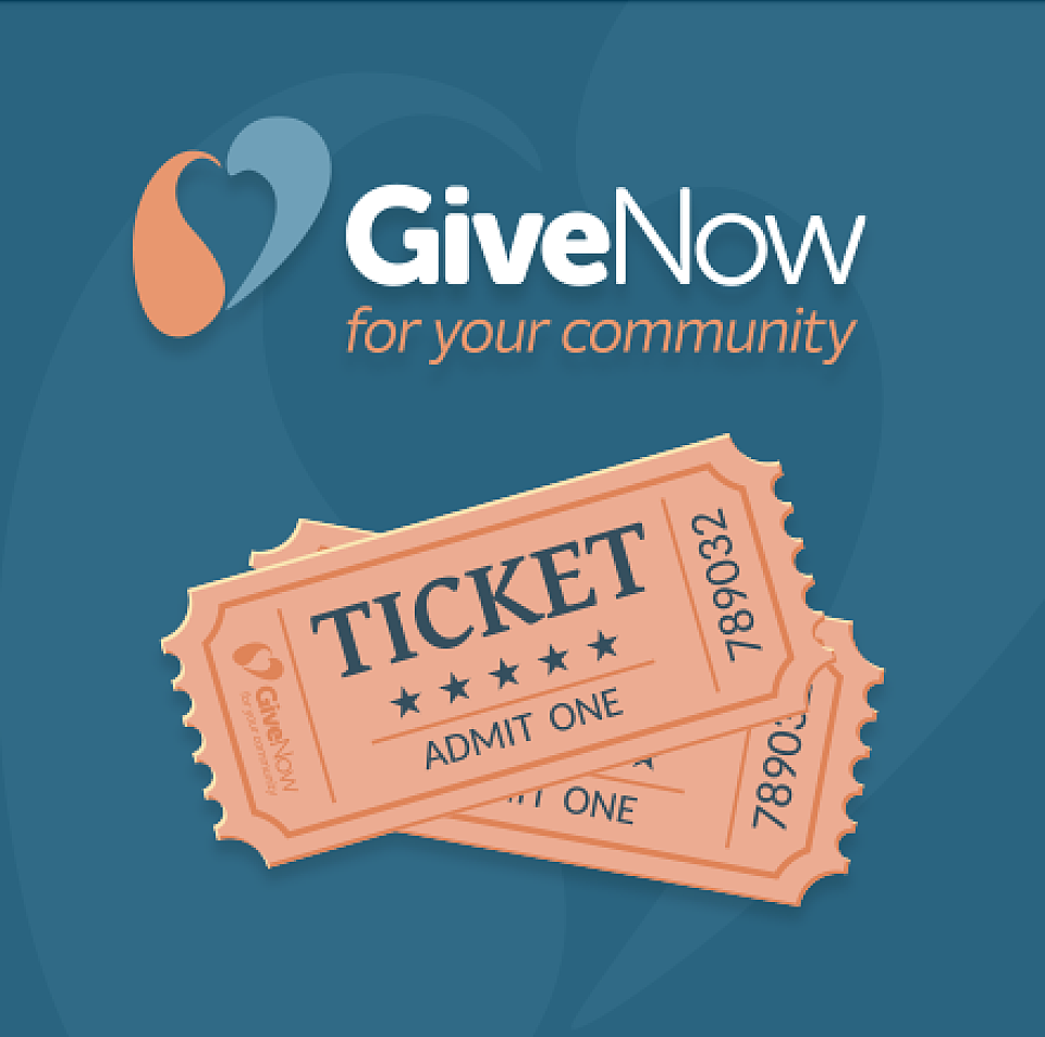 Event ticketing Give Now low fee all Australian