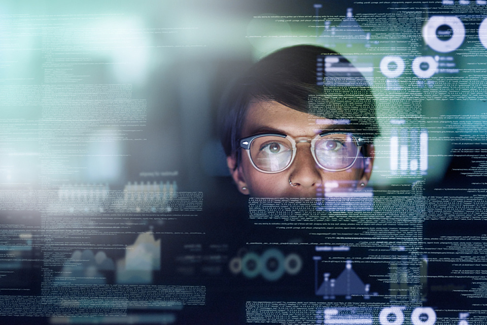 Technology computer data i Stock 529418686