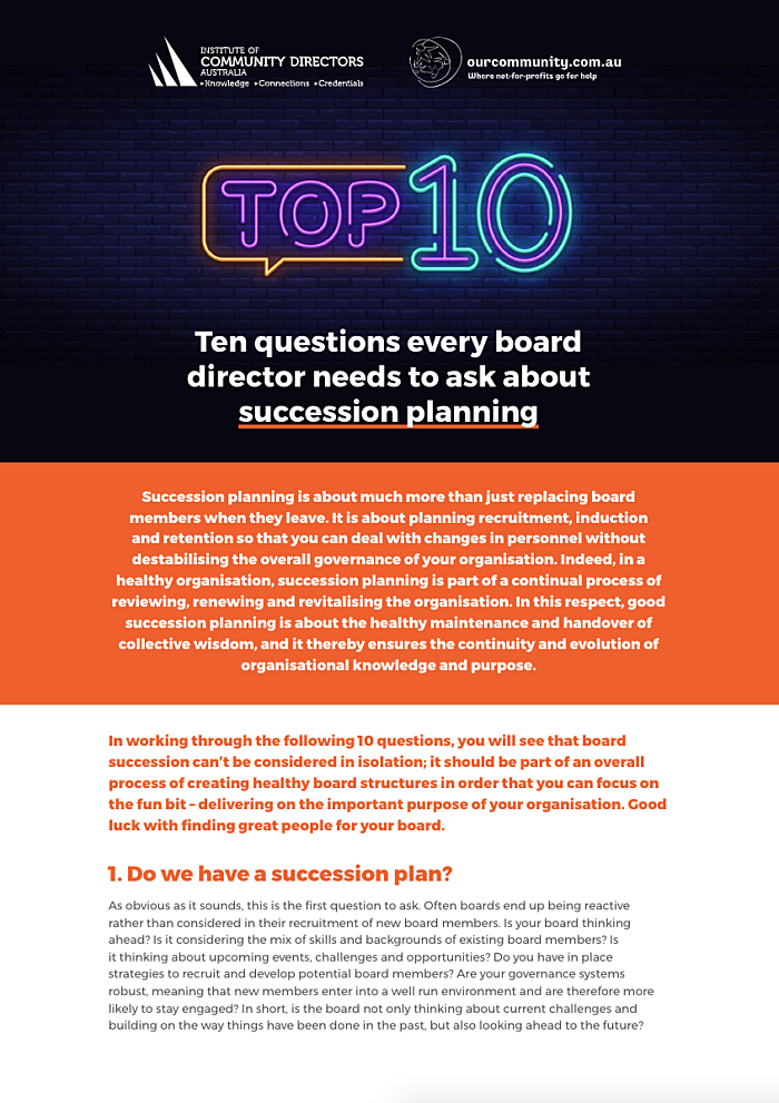 Top10 Succession